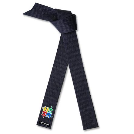 Embroidered Deluxe Autism Awareness Midnight Blue Belt