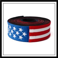 American Flag Belt Stars and Stripes Marital Arts Belt Kataaro