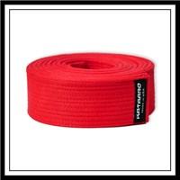 Embroidered Martial Arts Red Belt Cotton Kataaro