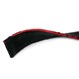 Deluxe Martial Arts Black Belt with Red Core Worn End