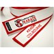 Embroidered White Belt with Satin Border American Tigers Karate