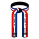 Embroidered USA Flag Martial Arts Rank Belt