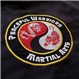 Embroidered Black Karate Gi Peaceful Warrior