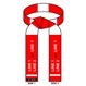 Embroidered Red White Square Panel Belt