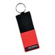 Martial Arts Red Black Panel Belt Key Chain