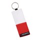 Martial Arts Coral Belt Key Chain Red White