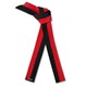 Deluxe Martial Arts Poom Belt Black Red