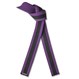 Martial Arts Purple Rank Belt with Black Stripe