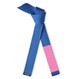 Breast Cancer Jujitsu BJJ Blue Rank Belt with Pink Sleeve