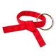 Rank Belt Key Chain Tied - Red