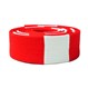Deluxe Red White Square Panel Belt Rolled