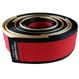 Deluxe Martial Arts Master Belt Red Black Gold Panel Border Rolled