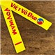 Embroidered Yellow Rank Belt with Vovinam Custom Font
