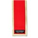 Martial Arts Grand Master Red Belt with Gold Border End