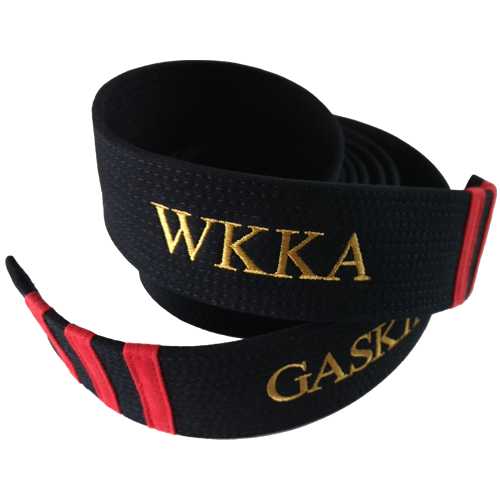Embroidered Kenpo Black Belt WKKA Kempo