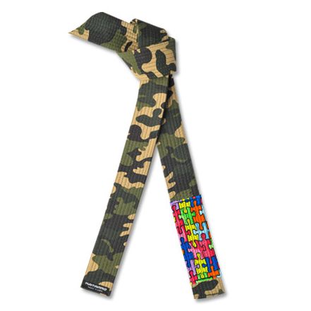 Autism Awareness Jujitsu BJJ Camouflage Belt Puzzle