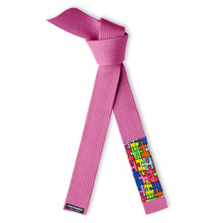 Autism Awareness Jujitsu BJJ Pink Belt Puzzle Sleeve
