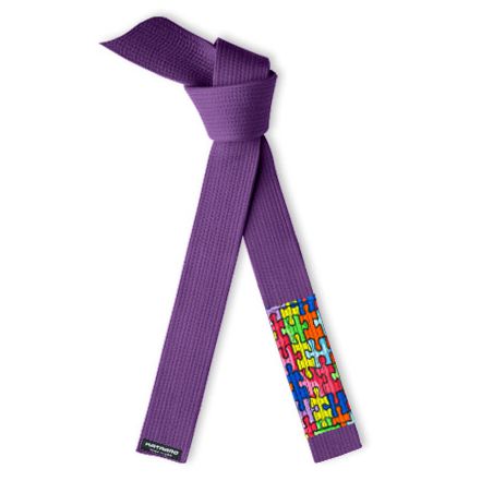 Autism Awareness Jujitsu BJJ Purple Belt Puzzle Sleeve