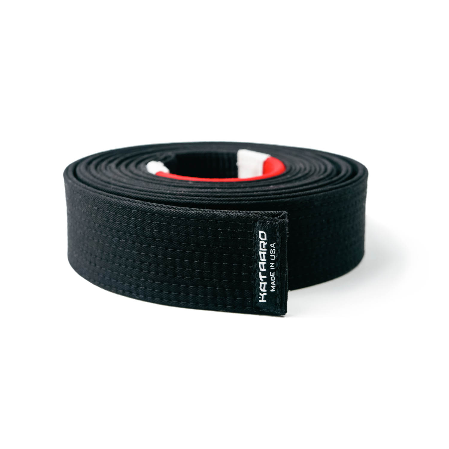 Deluxe IBJJF Jujitsu Instructor Black Rank Belt Rolled