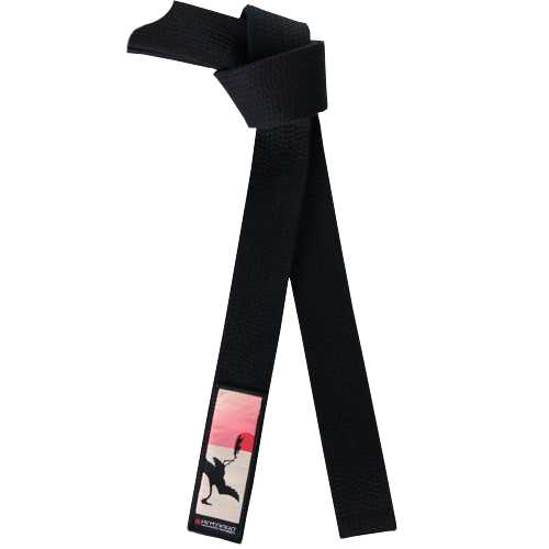 Deluxe Warrior Black Belt - Crane