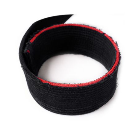 Martial Arts Red Core Black Belt Worn Edge