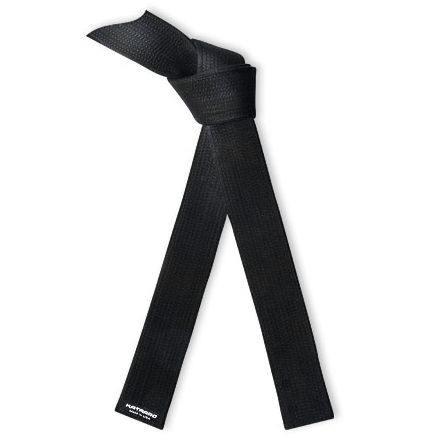 Deluxe Brushed Cotton Black Belt