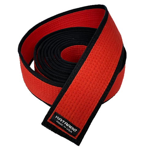 Deluxe Master Red Belt Black Border (Clearance Item)