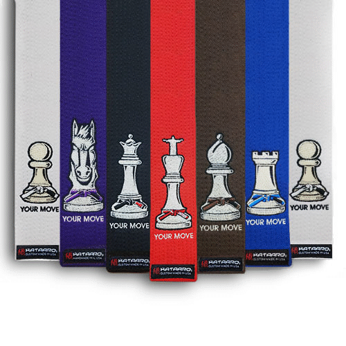 Chess Piece Jujitsu Rank Belt