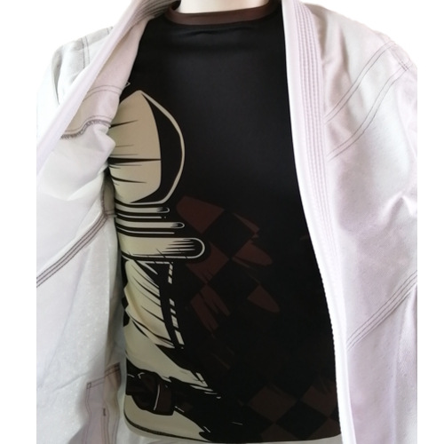 Chess Bishop BJJ Rash Guard Gi Photo