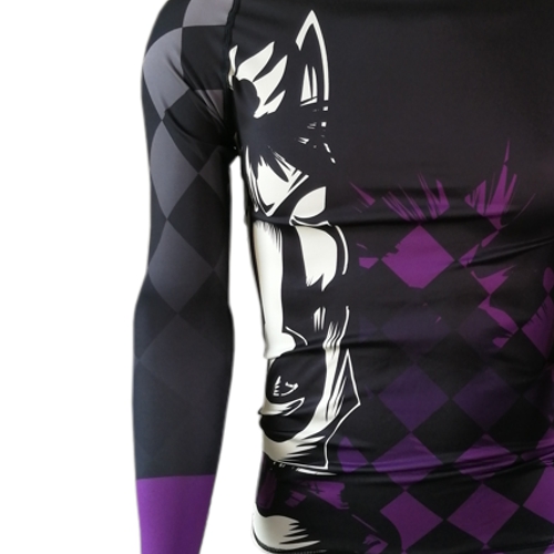 Chess Knight BJJ Rash Guard photo close up