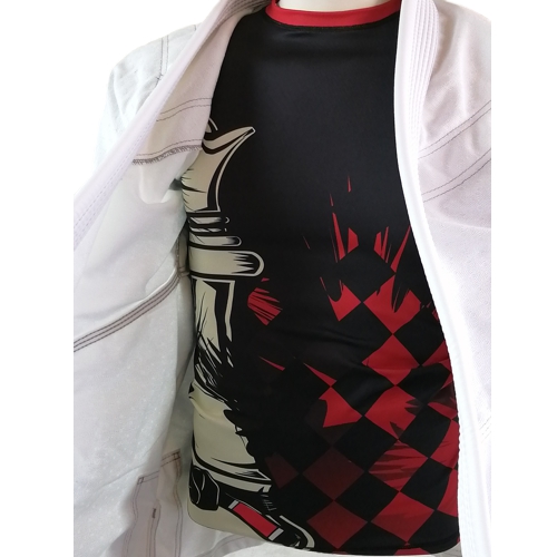 Chess Queen BJJ Rash Guard gi photo