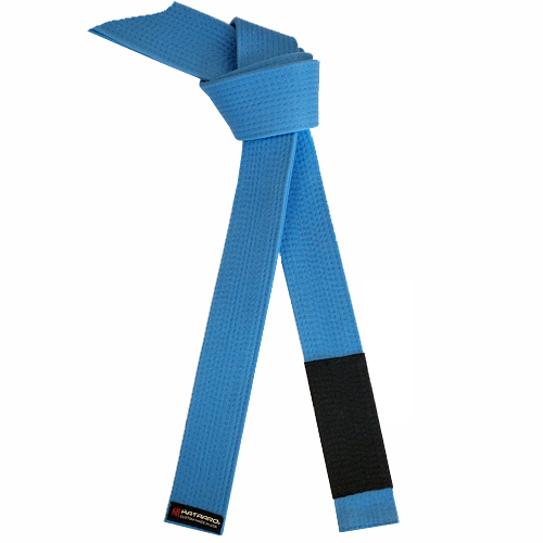 Deluxe Jujitsu BJJ Rank Belt Light Blue