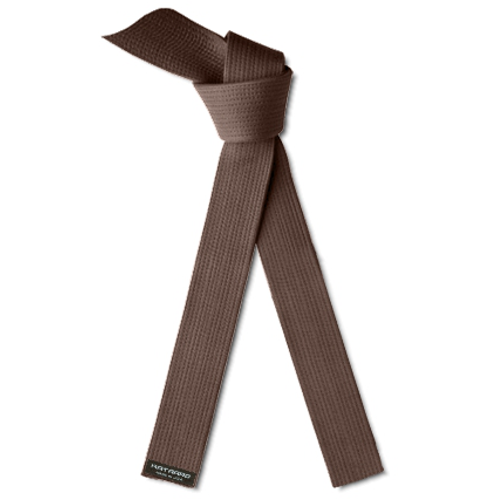 Deluxe Martial Arts Karate Rank Belt Brown