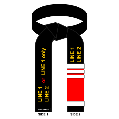 Embroidered Martial Arts IBJJF Jujitsu Black Belt Instructor