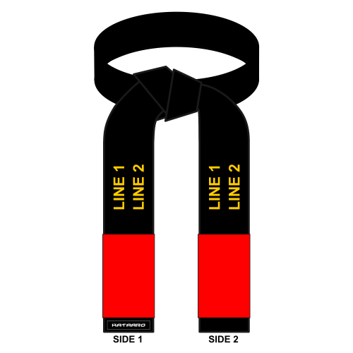 Kenpo Deluxe 5th Degree Black Belt Embroidery