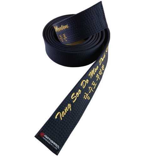 Embroidered Martial Arts Midnight Blue Belt - Kataaro