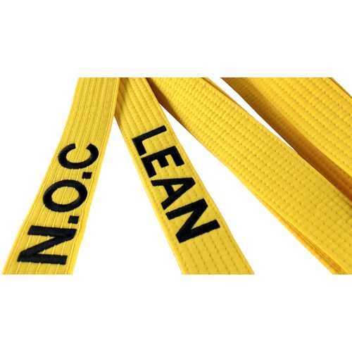 Embroidered Lean Six Sigma Yellow Belt NOC