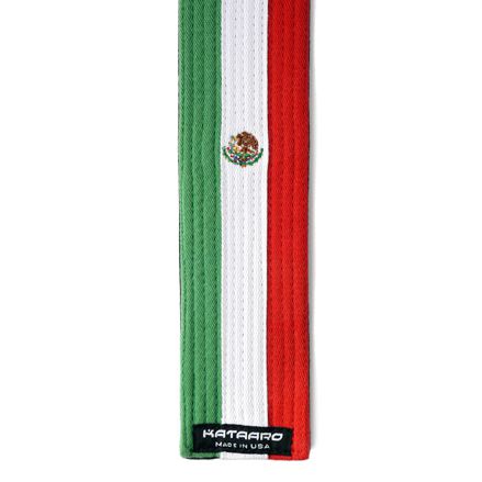 Mexican Flag Martial Arts Karate Belt End