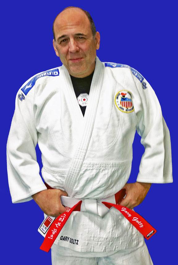 Red White Judo Belt photo