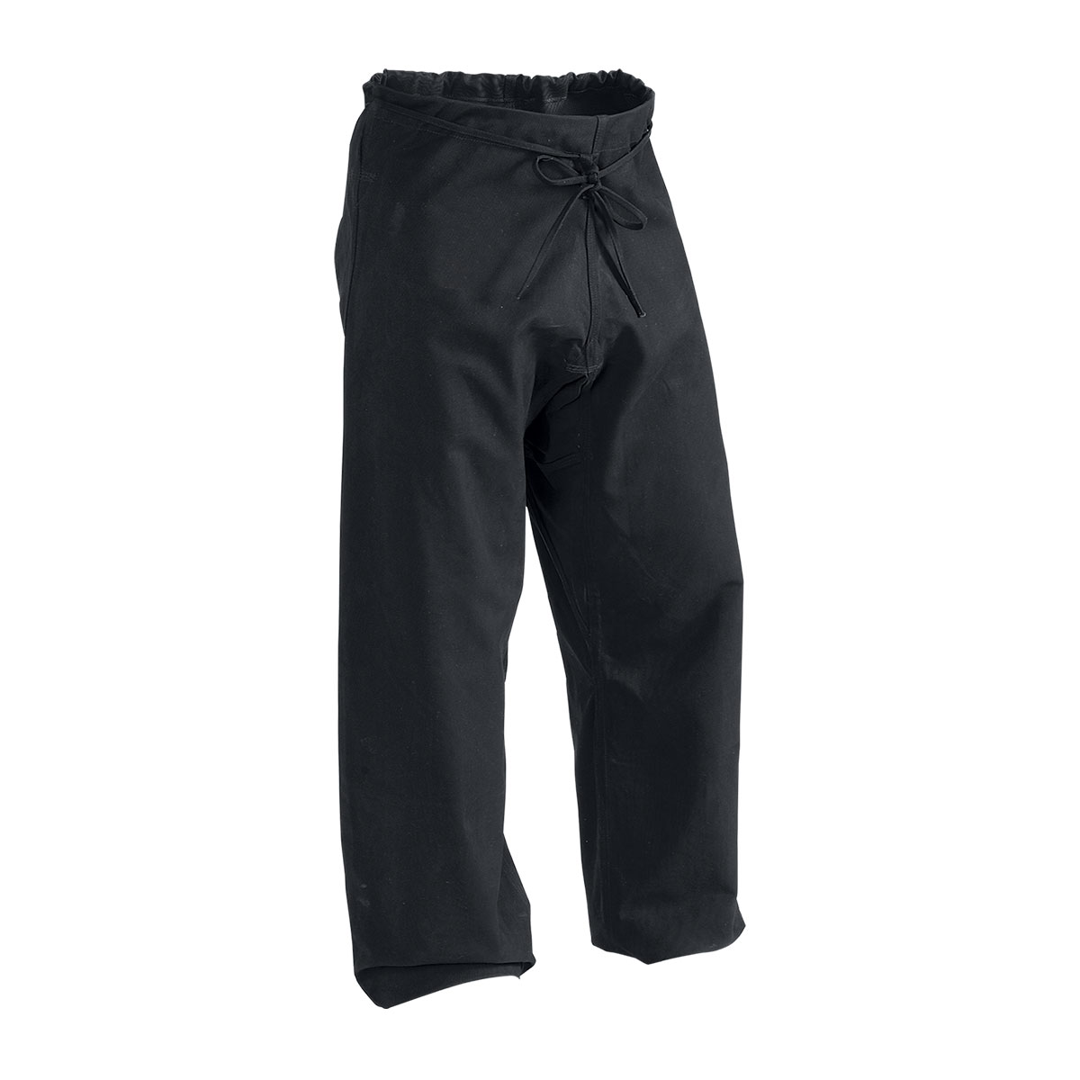 Heavyweight Brushed Cotton Martial Arts Uniform - Black Pants