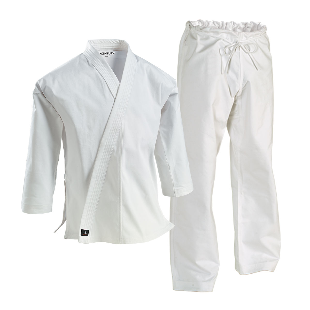 Heavyweight Brushed Cotton Martial Arts Uniform - White