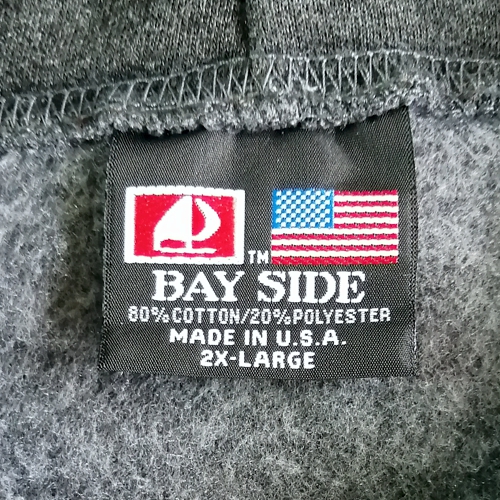 Kataaro Bay Side Hoodie Tag Made in USA