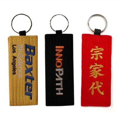 Baxter and InnoPath Six Sigma Belt Keychains