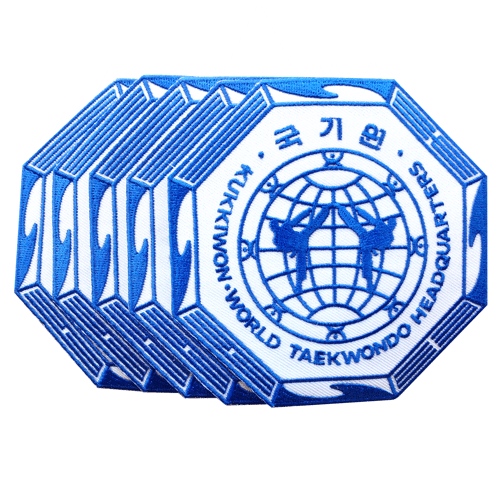Kukkiwon World TKD Tae Kwon Do Headquarters Embroidered Octagon Patch Group
