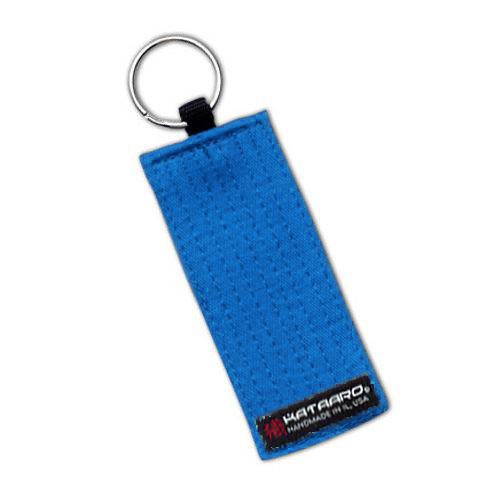 Lean Six Sigma Karate Rank Belt Key Chain in Light Blue