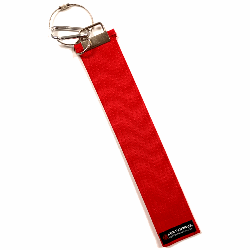 Luggage Tag - Red Martial Arts Karate Belt