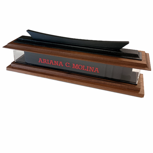 Martial Arts Belt Pagoda Desktop Display - Ariana name perspective