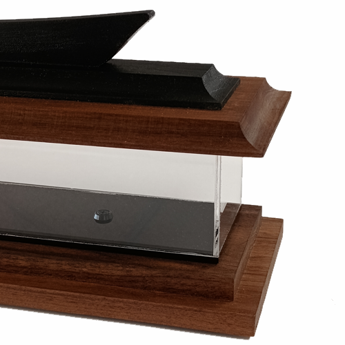 Martial Arts Belt Pagoda Desktop Display - End View