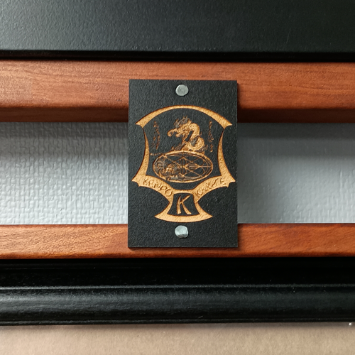 Martial Arts Display Plaque - Kenpo Crest
