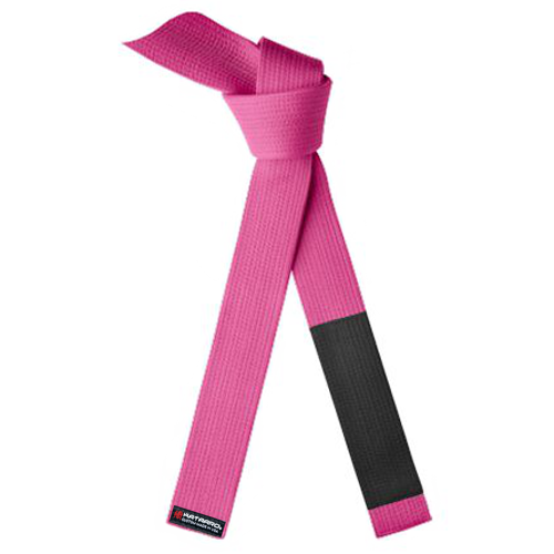 Martial Arts Pink BJJ Jujitsu Rank Belt Deluxe